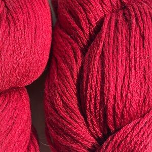 CLASSIC ELITE YARNS Provence Red Yarn - 2 HANKS - NWT VINTAGE